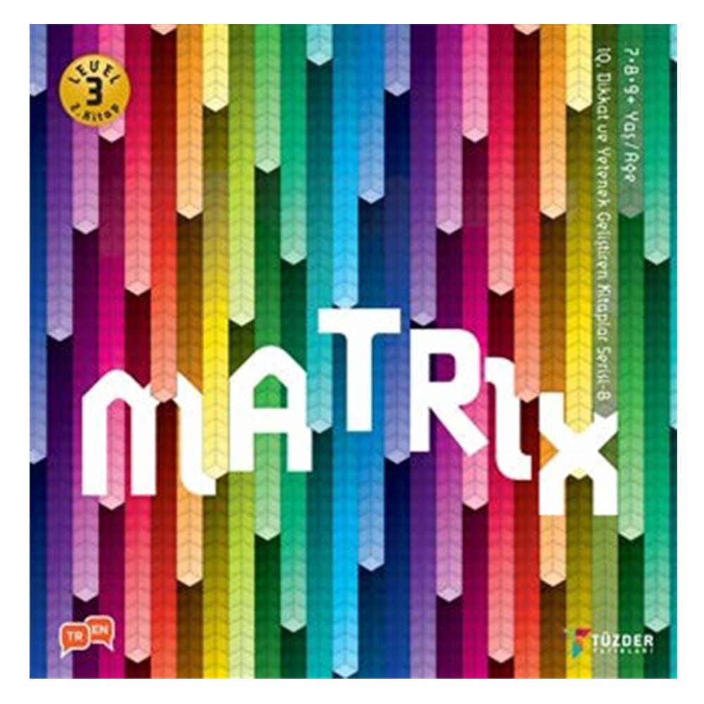 MATRIX-LEVEL 3-2.KİTAP-IQ VE YETENEK SERİSİ-İLKOKU Çocuk Kitapları Uzmanı - Children's Books Expert