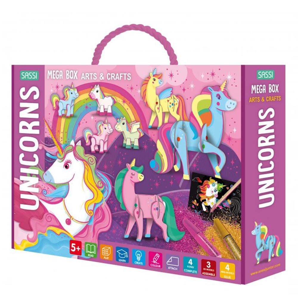 Mega Box Arts & Crafts - Unicorns Çocuk Kitapları Uzmanı - Children's Books Expert