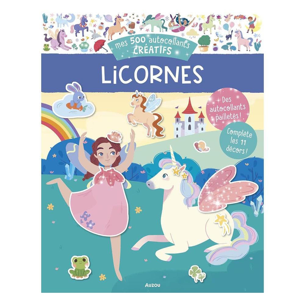 MES 500 AUTOCOLLANTS CREATIFS - LICORNES Çocuk Kitapları Uzmanı - Children's Books Expert