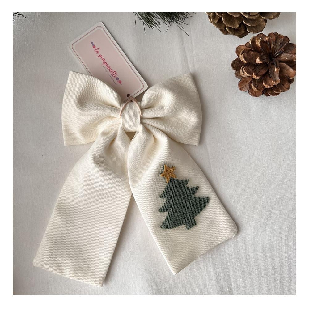 Mini Çam Figürlü Ekru Renk Toka Çocuk Kitapları Uzmanı - Children's Books Expert