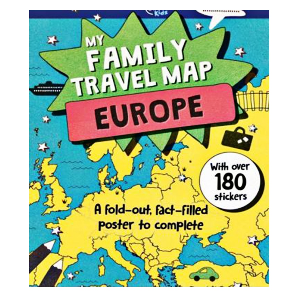 MY FAMILY TRAVEL MAP - EUROPE Çocuk Kitapları Uzmanı - Children's Books Expert