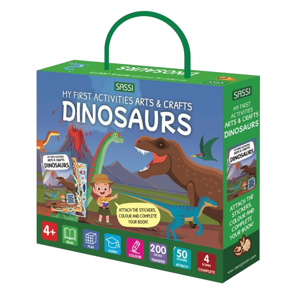 MY FIRST ACTIVITIES ARTS AND CRAFTS - DINOSAURS Çocuk Kitapları Uzmanı - Children's Books Expert