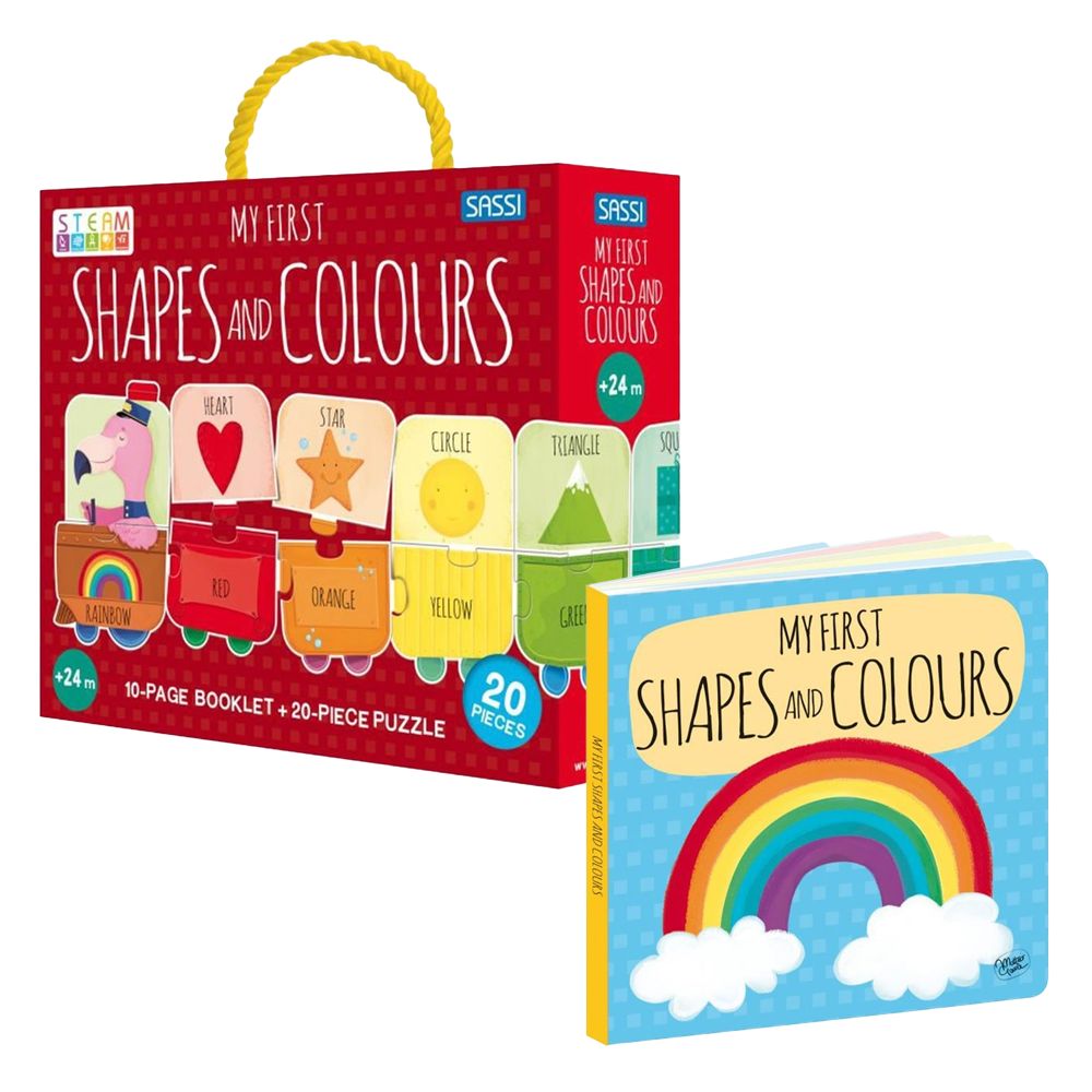 My First Shapes And Colours - Steam Puzzle Çocuk Kitapları Uzmanı - Children's Books Expert