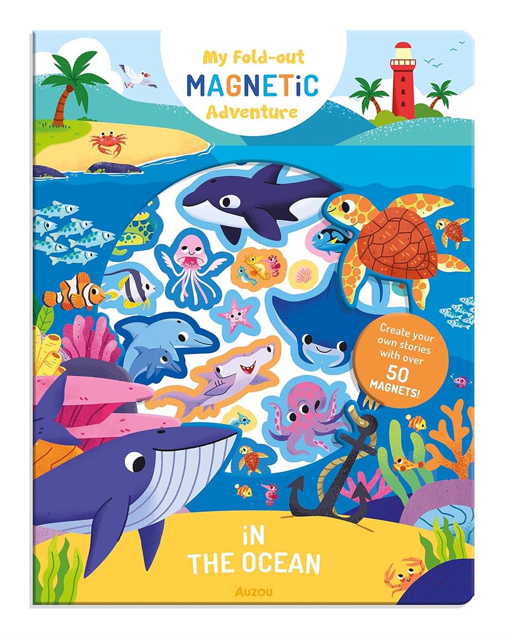 My Fold-Out Magnetic Adventure - In The Ocean Çocuk Kitapları Uzmanı - Children's Books Expert