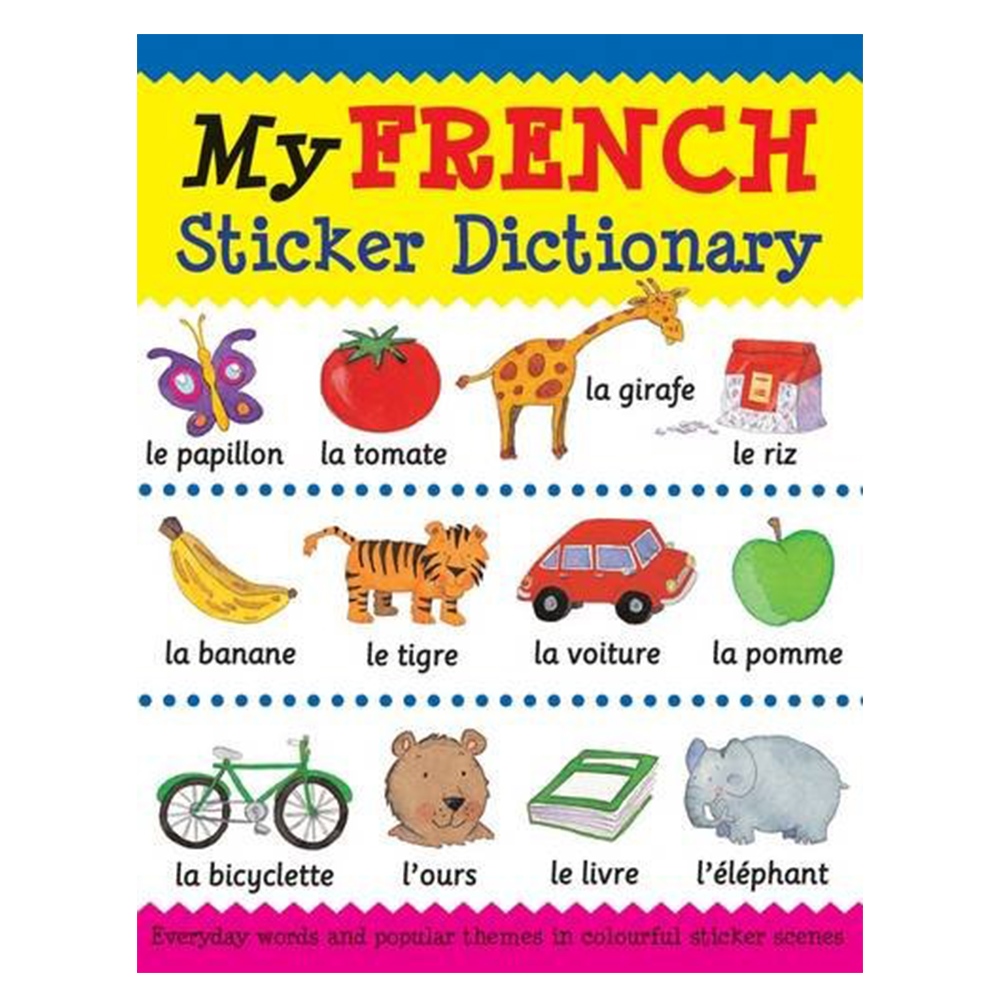 MY FRENCH STICKER DICTIONARY #yenigelenler Çocuk Kitapları Uzmanı - Children's Books Expert