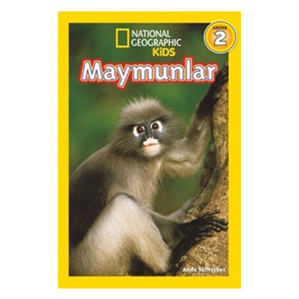 NATİONAL GEOGRAPHİC KİDS-MAYMUNLAR SEVİYE 2 Çocuk Kitapları Uzmanı - Children's Books Expert