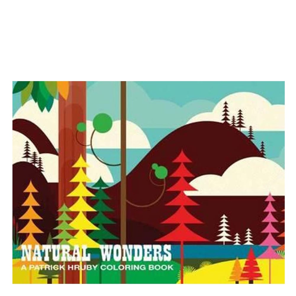 NATURAL WONDERS: A PATRICK HRUBY COLORING BOOK Çocuk Kitapları Uzmanı - Children's Books Expert