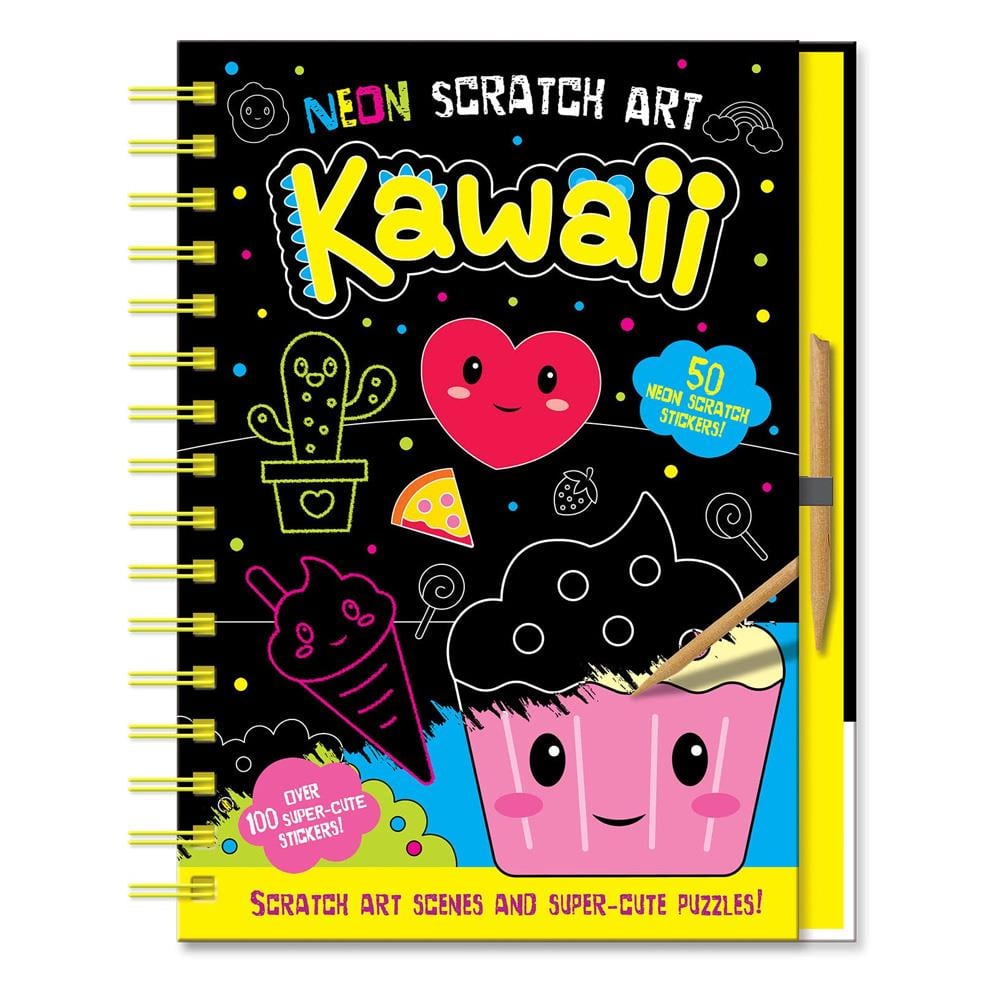Neon Scratch Art - Kawaii Çocuk Kitapları Uzmanı - Children's Books Expert