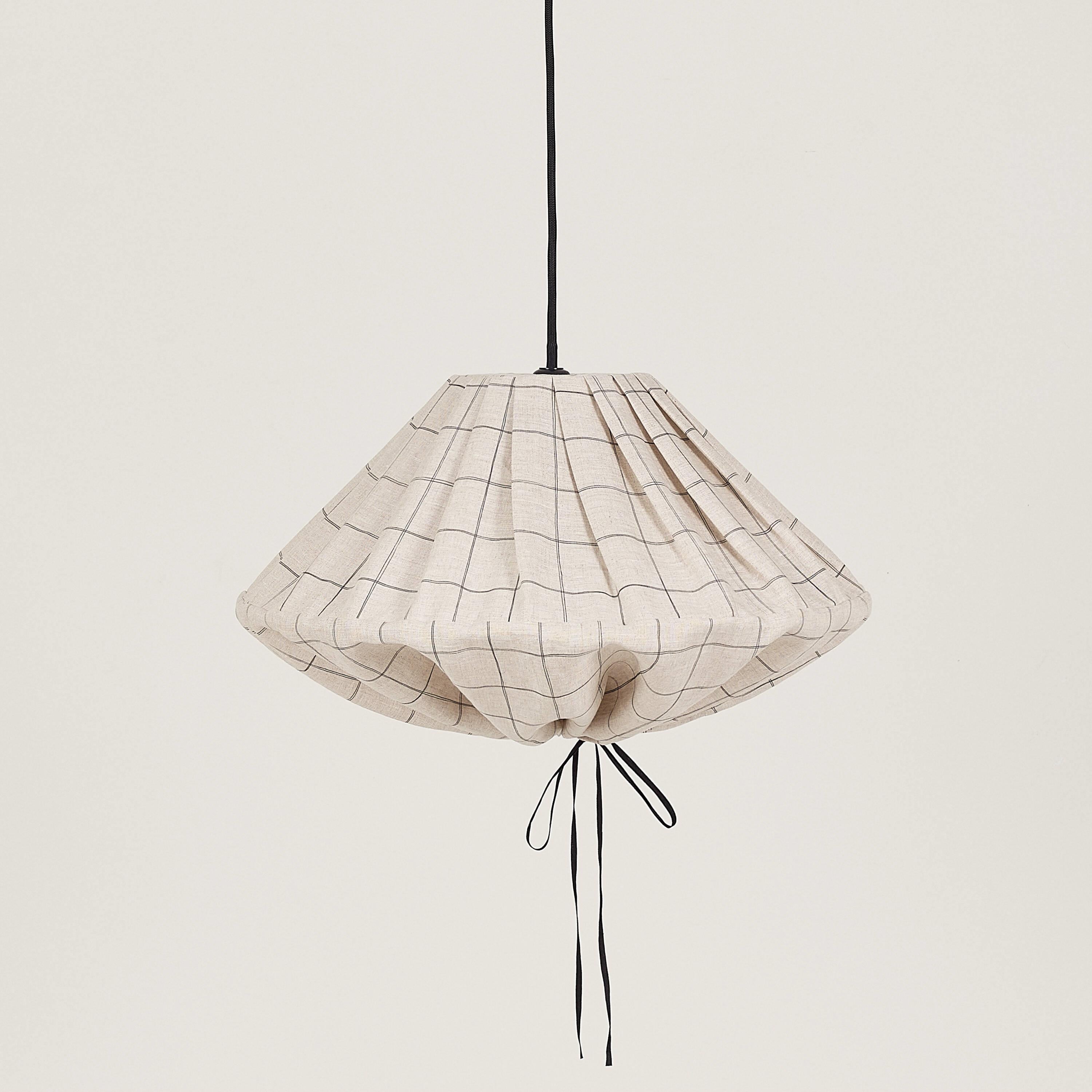 Nobodioz Yumi Aydınlatma Şapkası, 50cm çap, Charcoal Grid