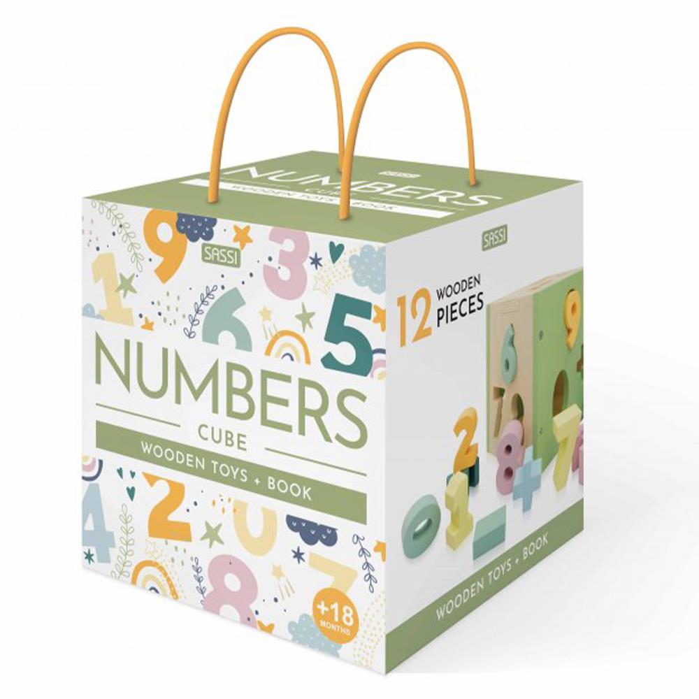 NUMBERS CUBE - WOODEN TOYS AND BOOK Çocuk Kitapları Uzmanı - Children's Books Expert