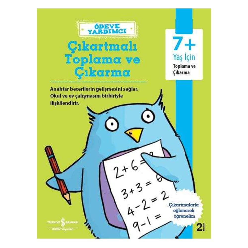 ÖDEVE YARDIMCI ÇIKARTMALI TOPLAMA VE ÇIKARTMA Çocuk Kitapları Uzmanı - Children's Books Expert