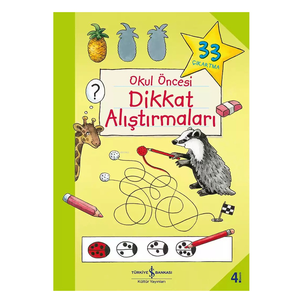 Okul Öncesi Dikkat Alıştırmaları Çocuk Kitapları Uzmanı - Children's Books Expert