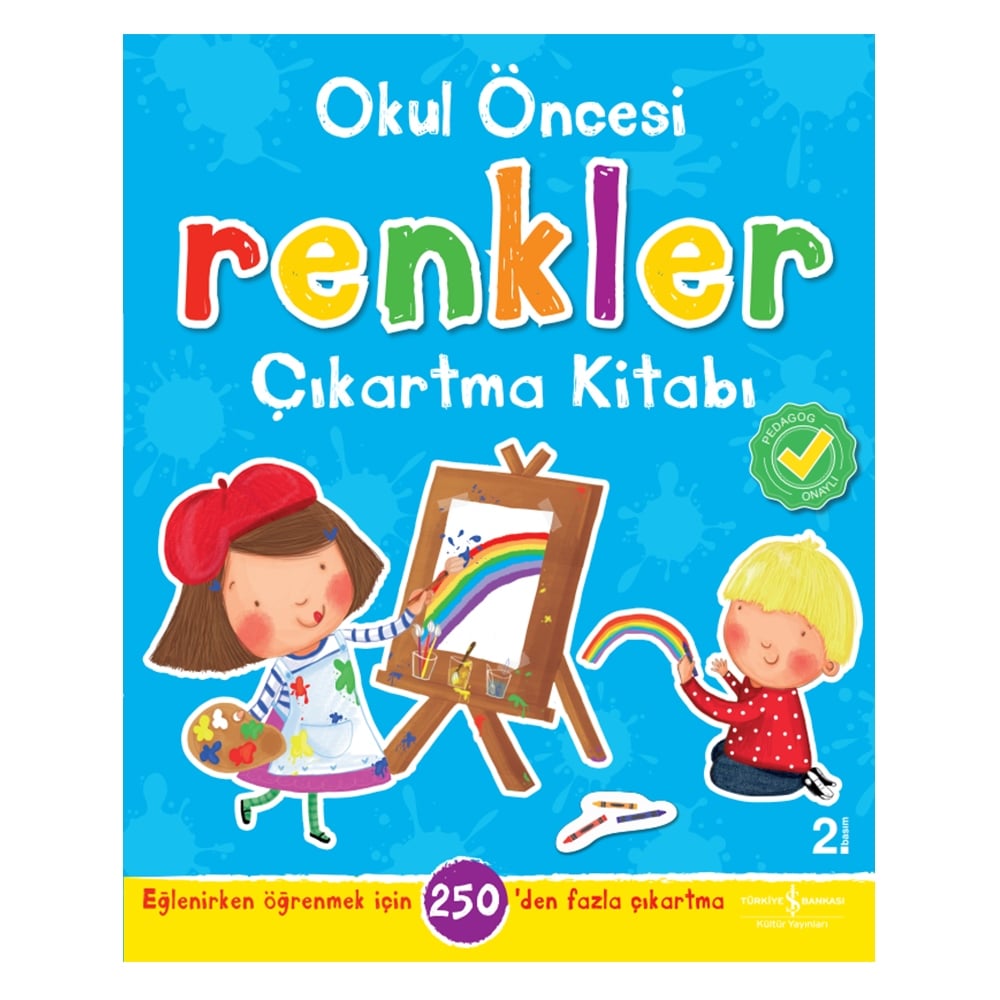 OKUL ÖNCESİ RENKLER ÇIKARTMA KİTABI Çocuk Kitapları Uzmanı - Children's Books Expert