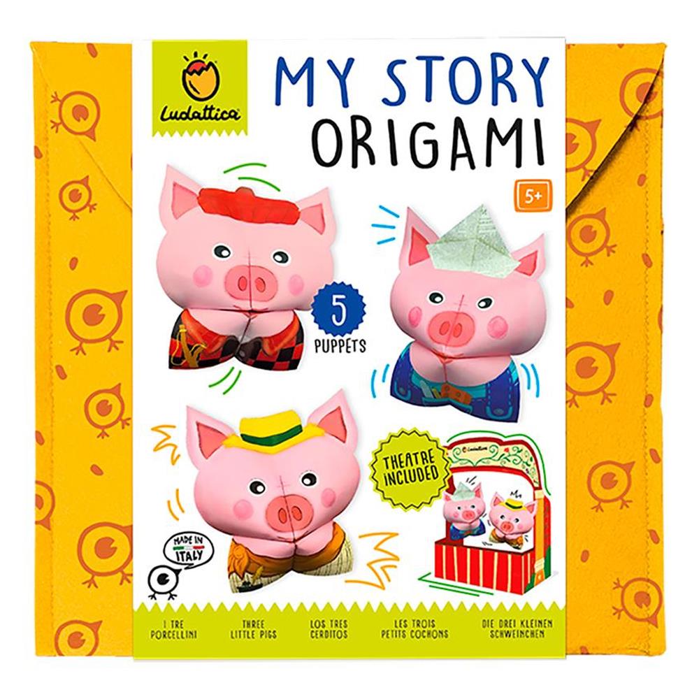 Origamiden Hikayeler - Üç Küçük Domuzcuk Çocuk Kitapları Uzmanı - Children's Books Expert