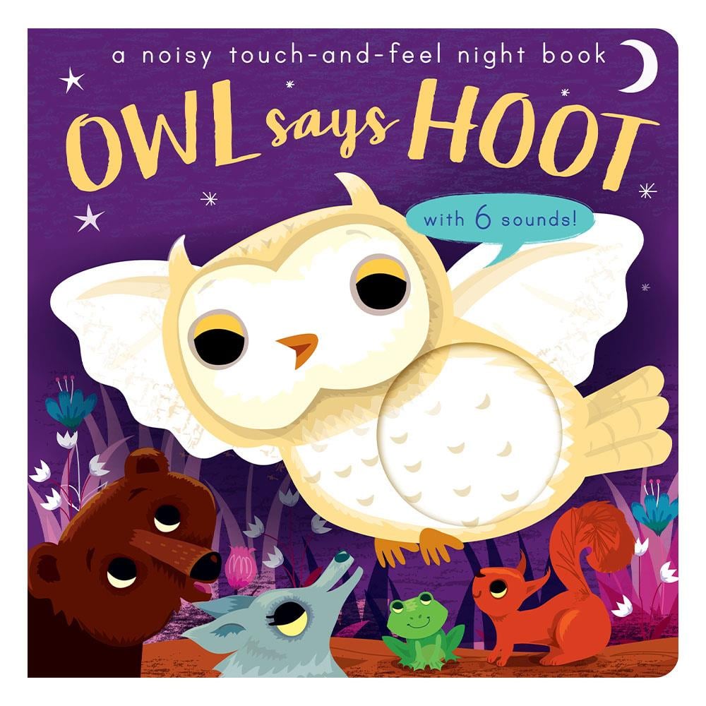 Owl Says Hoot - A Noisy Touch-and-Feel Night Book Çocuk Kitapları Uzmanı - Children's Books Expert