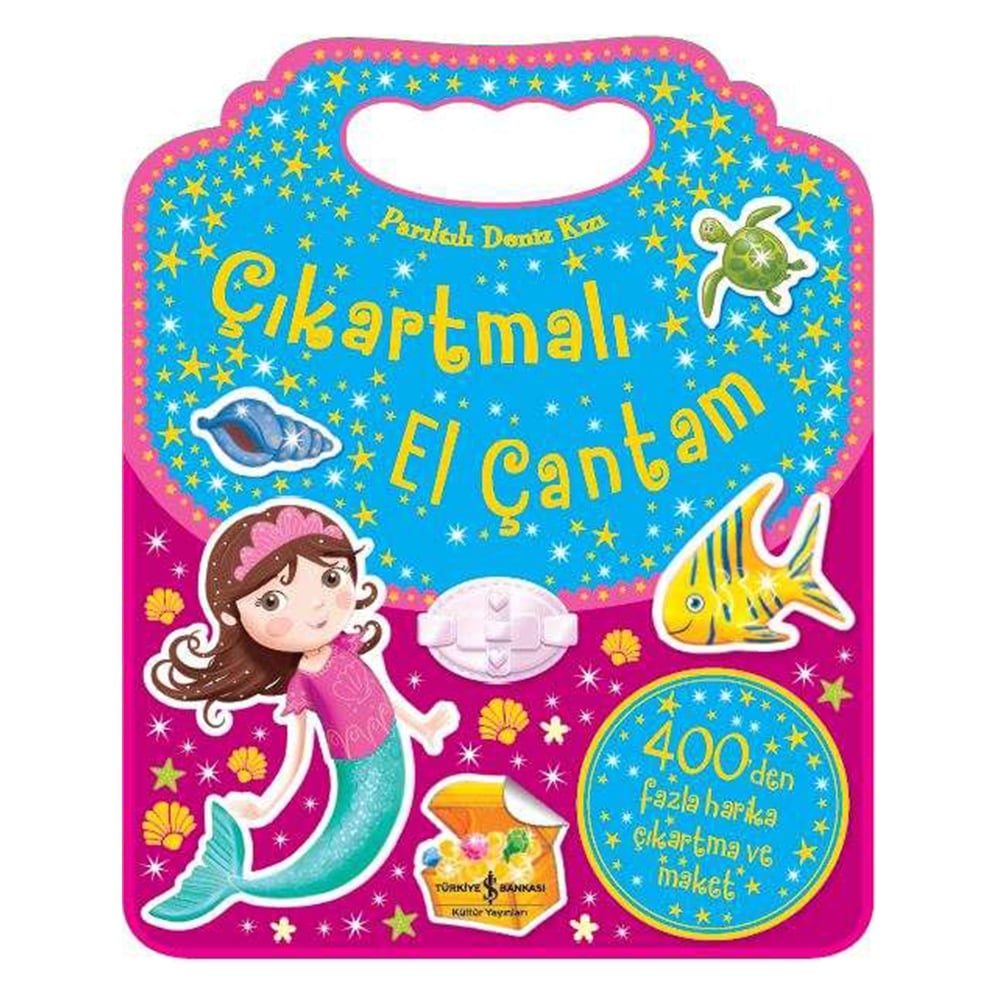 PARILTILI DENIZ KIZI ÇIKARTMALI EL ÇANTAM Çocuk Kitapları Uzmanı - Children's Books Expert