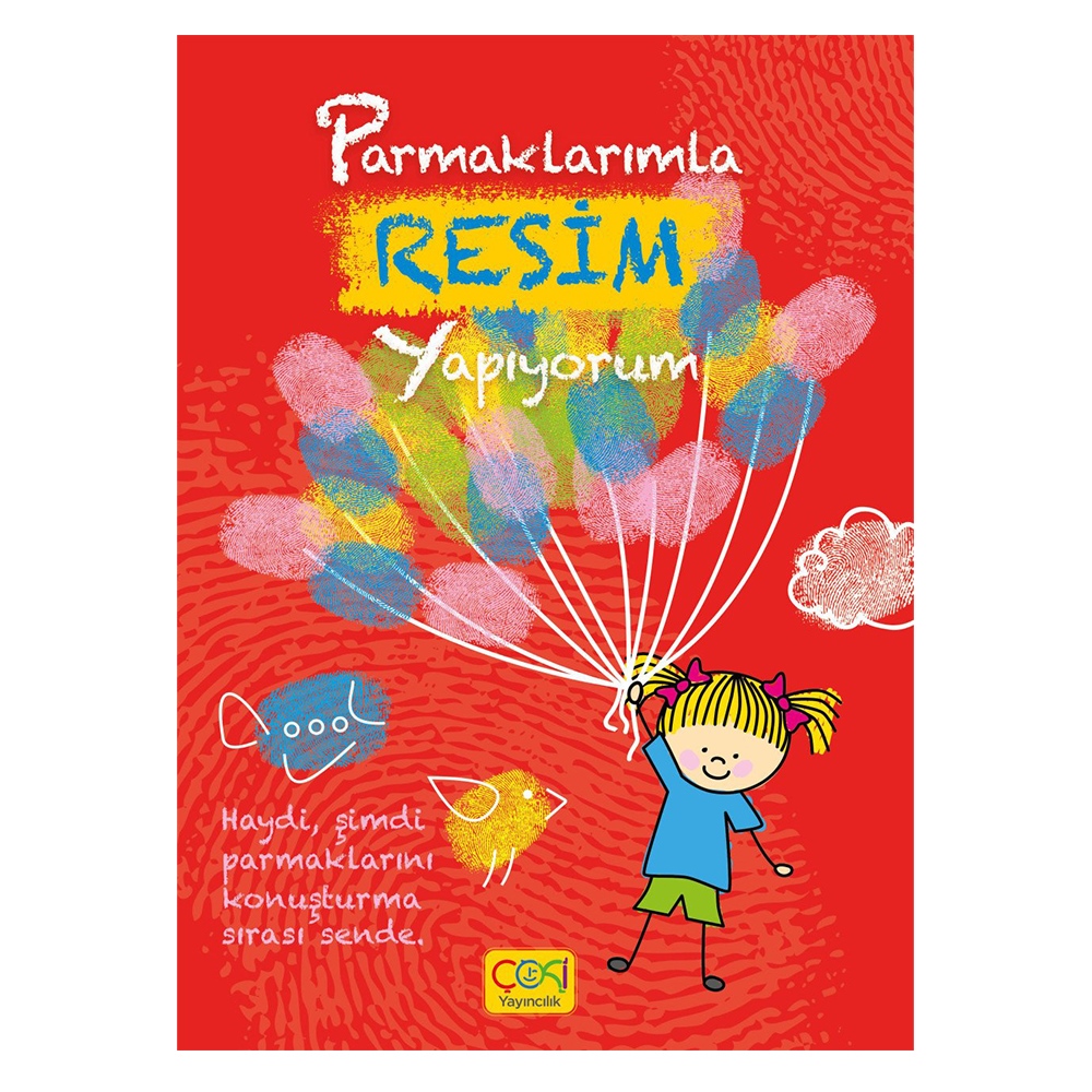 PARMAKLARIMLA RESİM YAPIYORUM