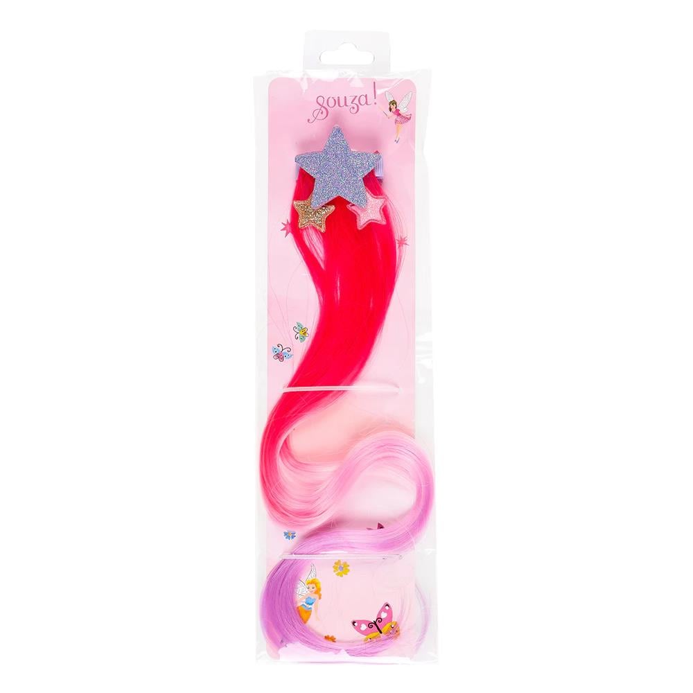 Pembe-Lila Saç Klipsli Çocuk Kitapları Uzmanı - Children's Books Expert