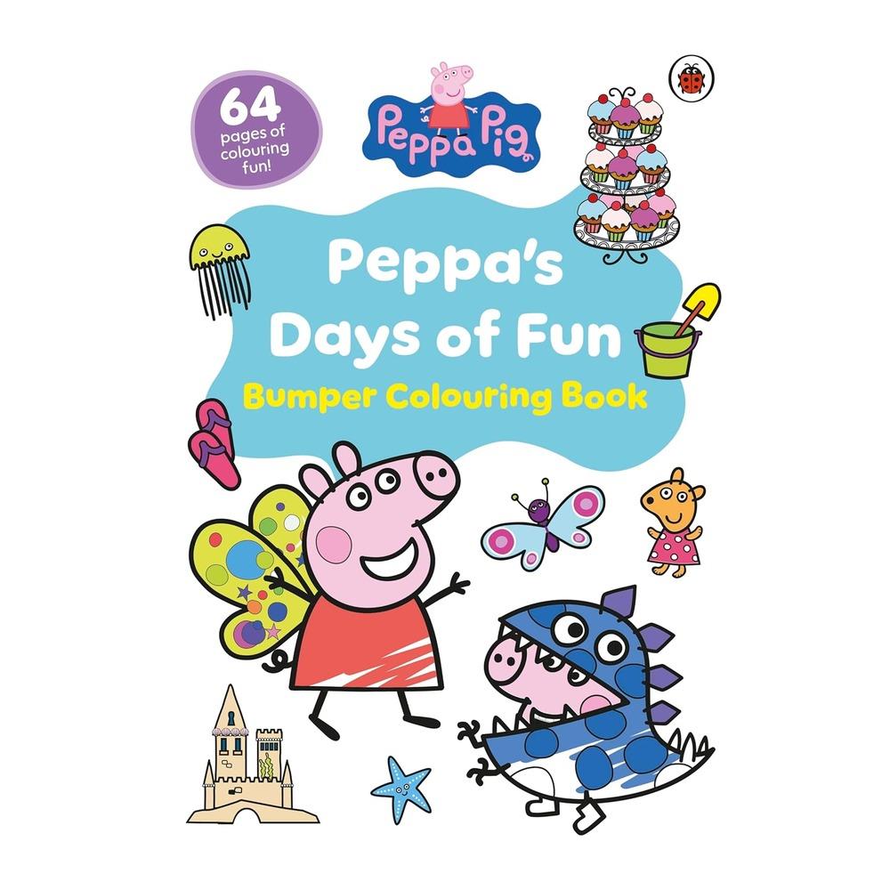 Peppa Pig - Days of Fun Bumper Colouring Book Çocuk Kitapları Uzmanı - Children's Books Expert