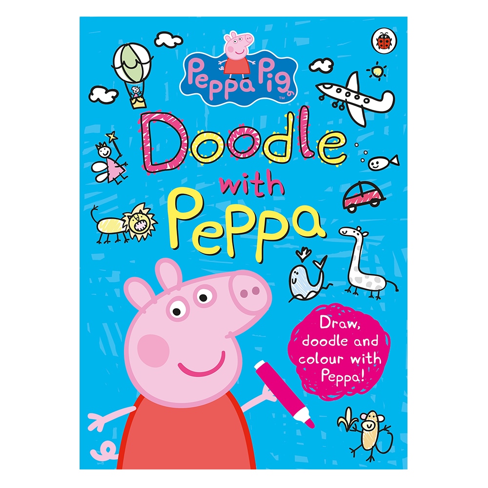 PEPPA PIG: DOODLE WITH PEPPA Çocuk Kitapları Uzmanı - Children's Books Expert