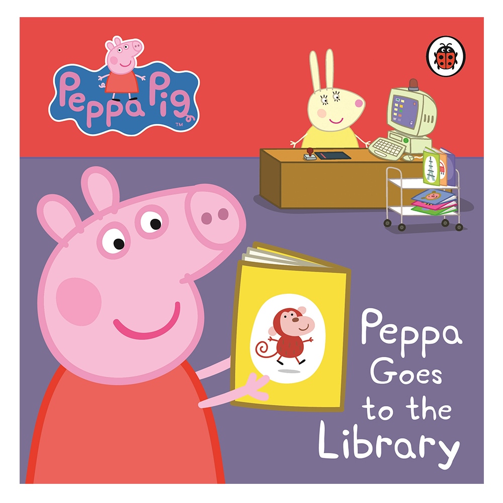 PEPPA PIG: PEPPA GOES TO THE LIBRARY: MY Çocuk Kitapları Uzmanı - Children's Books Expert