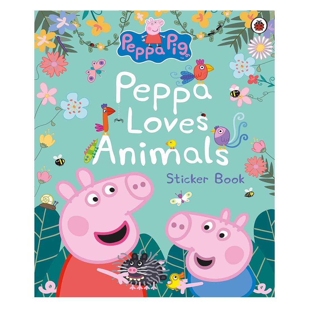 PEPPA PIG - PEPPA LOVES ANIMALS STICKER BOOK Çocuk Kitapları Uzmanı - Children's Books Expert