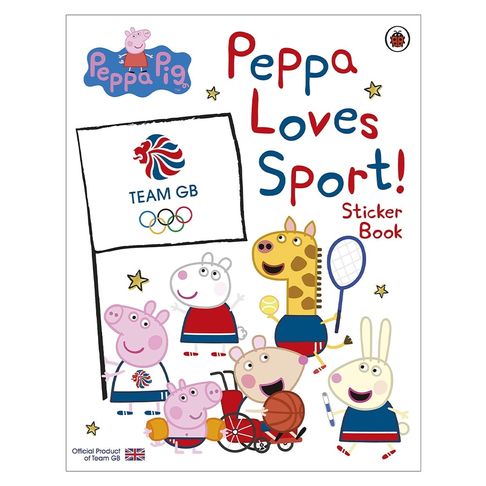 PEPPA PIG: PEPPA LOVES SPORT! STICKER BOOK Çocuk Kitapları Uzmanı - Children's Books Expert