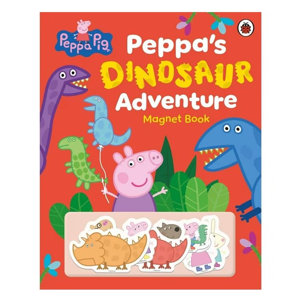 Peppa Pig - Peppas Dinosaur Adventure Magnet Book Çocuk Kitapları Uzmanı - Children's Books Expert