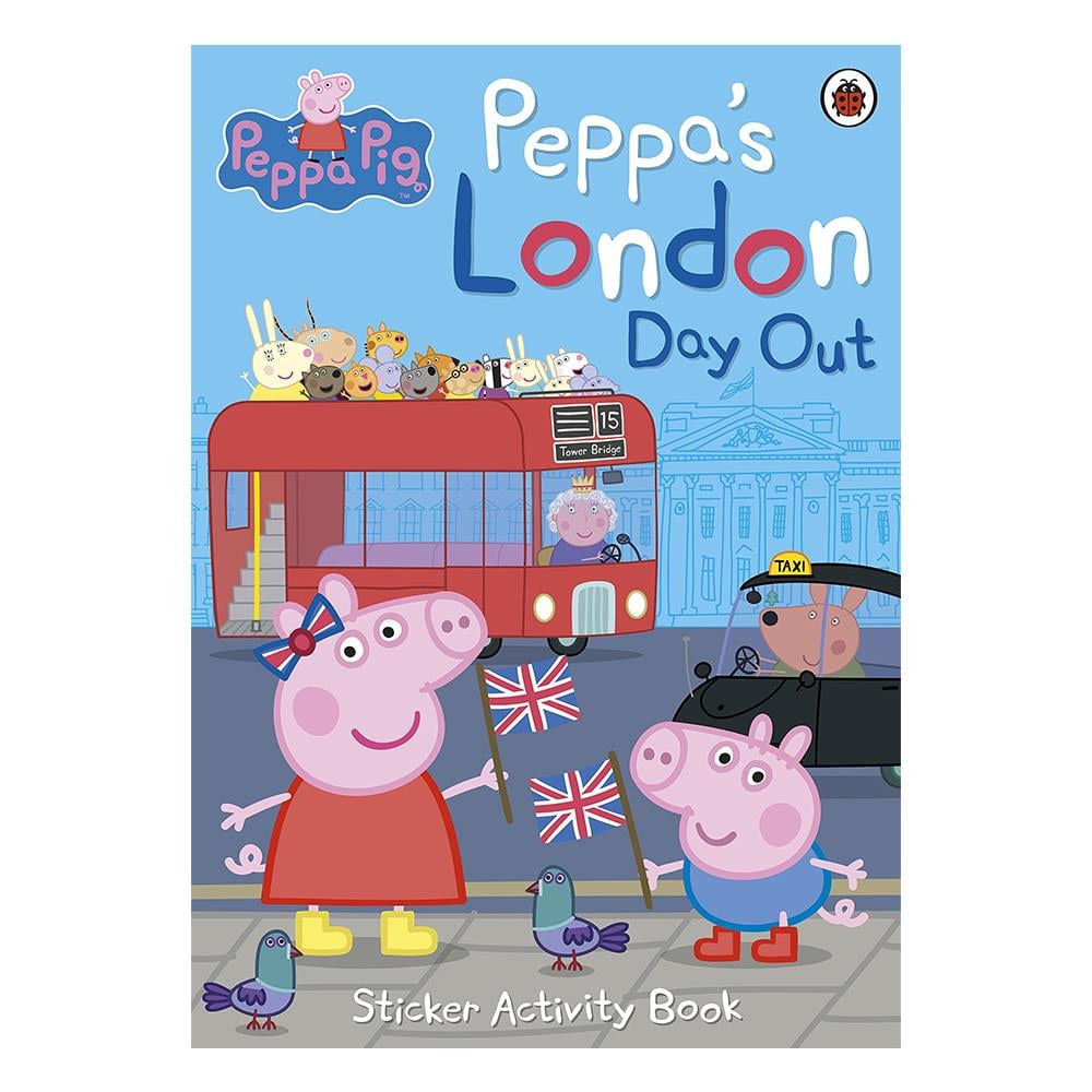 PEPPA PIG - PEPPAS LONDON DAY OUT STICKER ACTIVITY Çocuk Kitapları Uzmanı - Children's Books Expert
