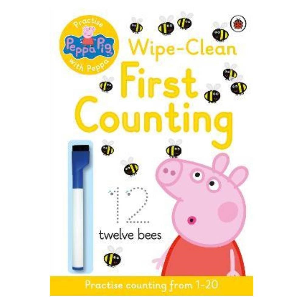 PEPPA PIG: PRACTICE WITH PEPPA: WIPE-CLEAN COUNTIN Çocuk Kitapları Uzmanı - Children's Books Expert