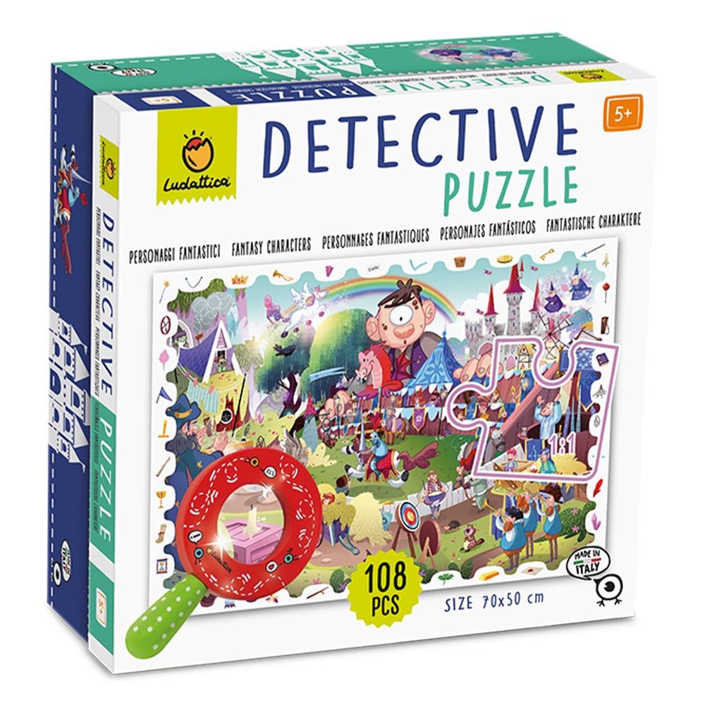 Personaggi Fantastici - Detective Puzzle Çocuk Kitapları Uzmanı - Children's Books Expert