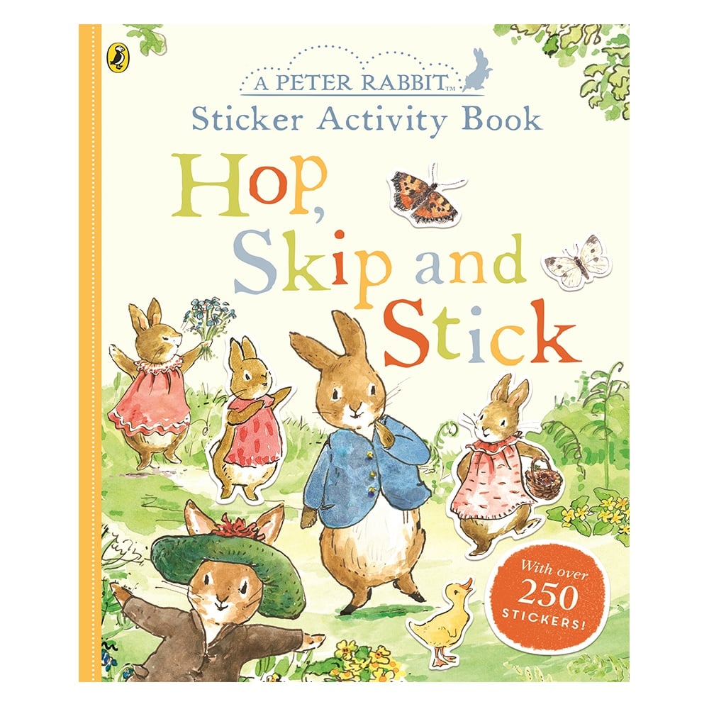 PETER RABBIT HOP SKIP STICK STICKER ACTI Çocuk Kitapları Uzmanı - Children's Books Expert