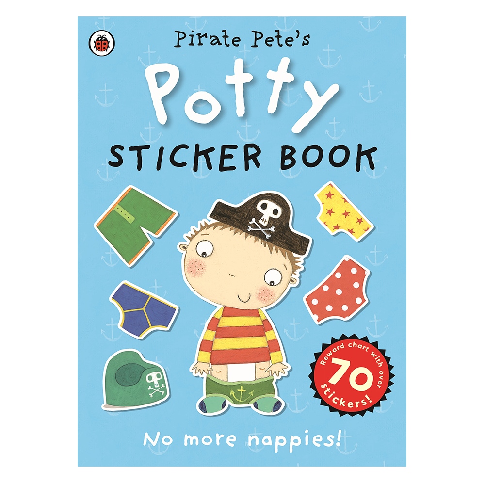 PIRATE PETES POTTY STICKER ACTIVITY BOOK Çocuk Kitapları Uzmanı - Children's Books Expert