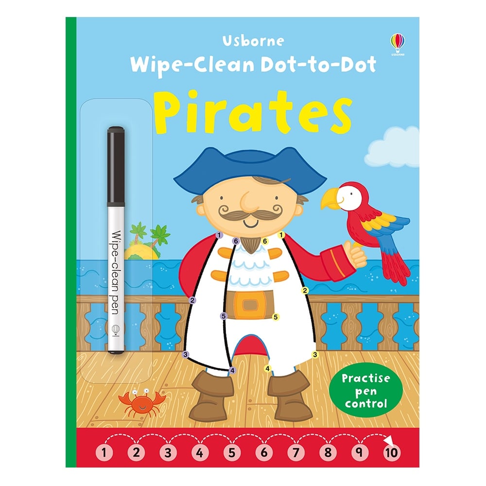 PIRATES - WIPE - CLEAN  DOT-TO-DOT #yenigelenler Çocuk Kitapları Uzmanı - Children's Books Expert