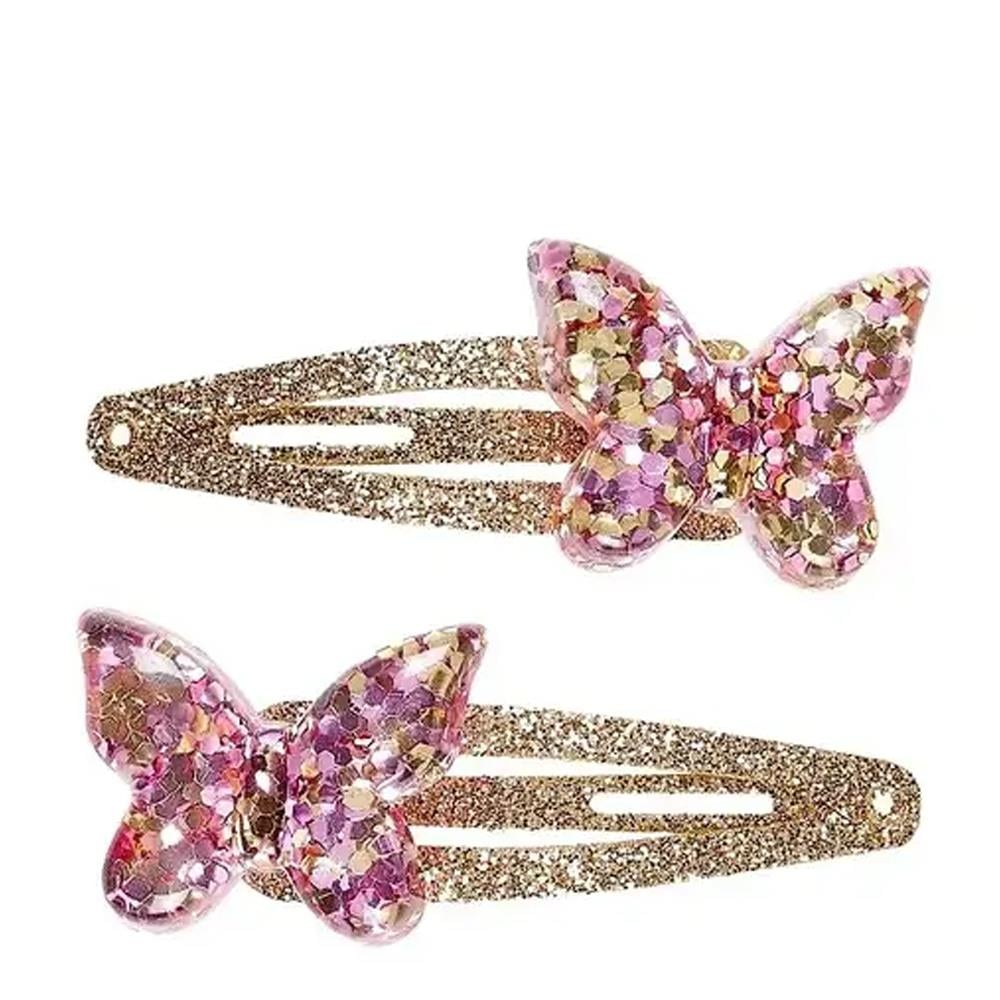 Pırıltılı Kelebek Klipsli Toka Çocuk Kitapları Uzmanı - Children's Books Expert