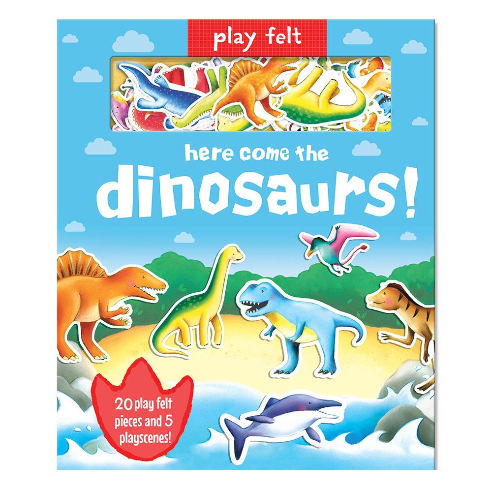 Play Felt - Here Comes Te Dinosaurs Çocuk Kitapları Uzmanı - Children's Books Expert