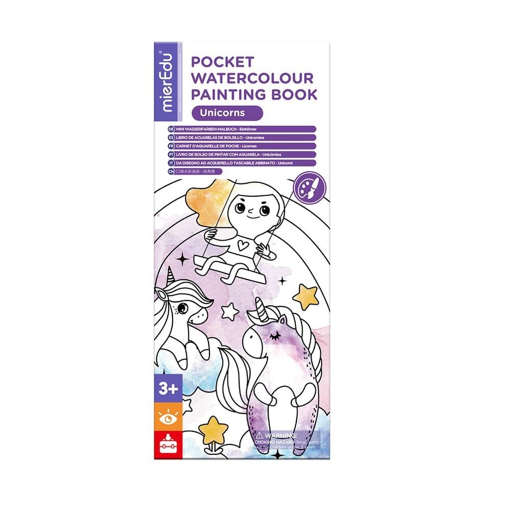 POCKET WATERCOLOUR PAINTING BOOK- Unicorns Çocuk Kitapları Uzmanı - Children's Books Expert