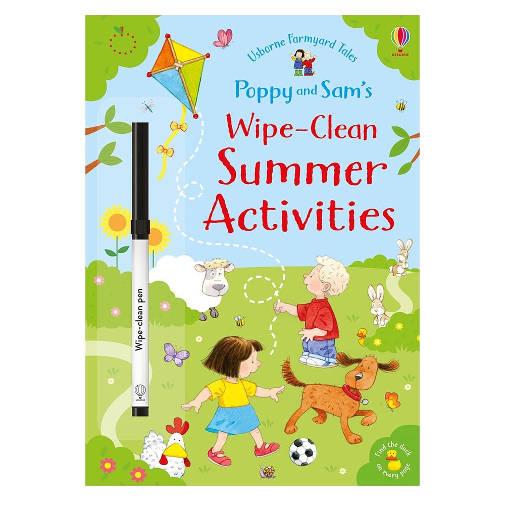 POPPY AND SAM'S WIPE CLEAN SUMMER ACTIVITIES Çocuk Kitapları Uzmanı - Children's Books Expert