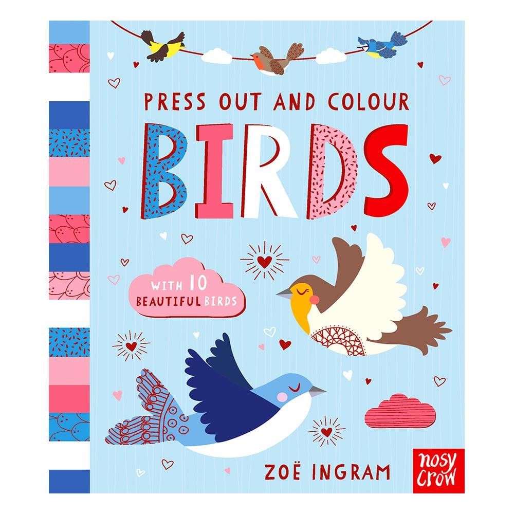 Press Out And Colour - Birds Çocuk Kitapları Uzmanı - Children's Books Expert