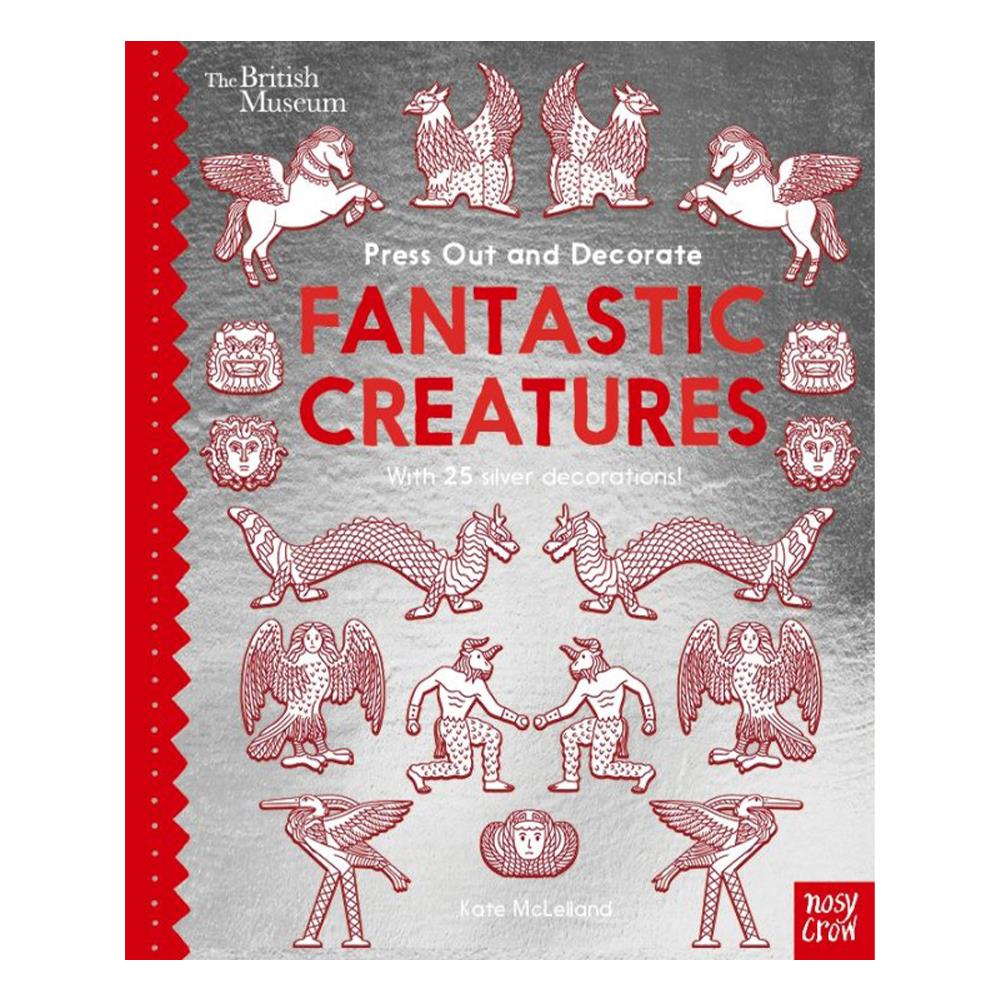 PRESS OUT AND DECORATE - FANTASTIC CREATURES Çocuk Kitapları Uzmanı - Children's Books Expert