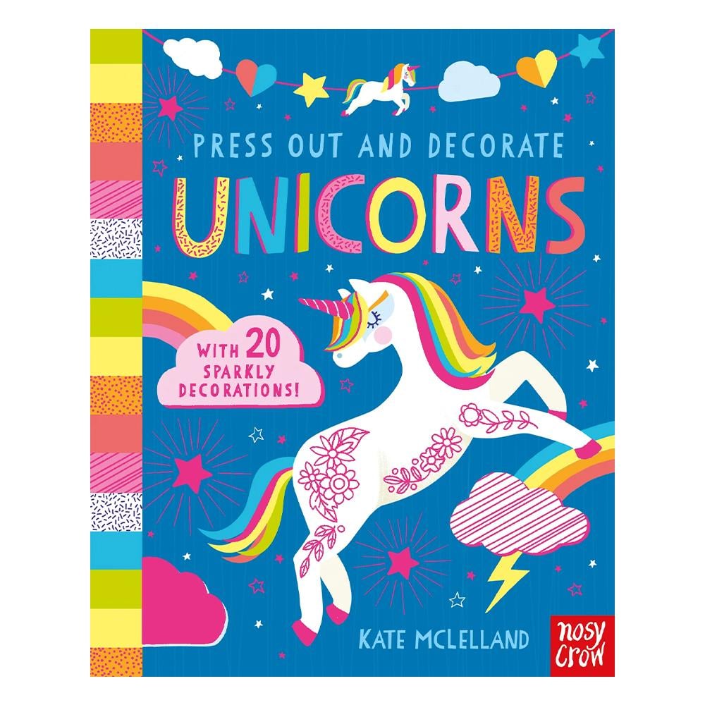 PRESS OUT AND DECORATE - UNICORNS Çocuk Kitapları Uzmanı - Children's Books Expert