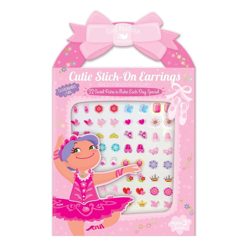 Pretty Ballerinas - Cutie Stick-On Earrings Çocuk Kitapları Uzmanı - Children's Books Expert