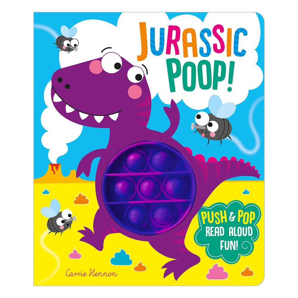 Push And Pop Jurassic Poop - Board Book Çocuk Kitapları Uzmanı - Children's Books Expert