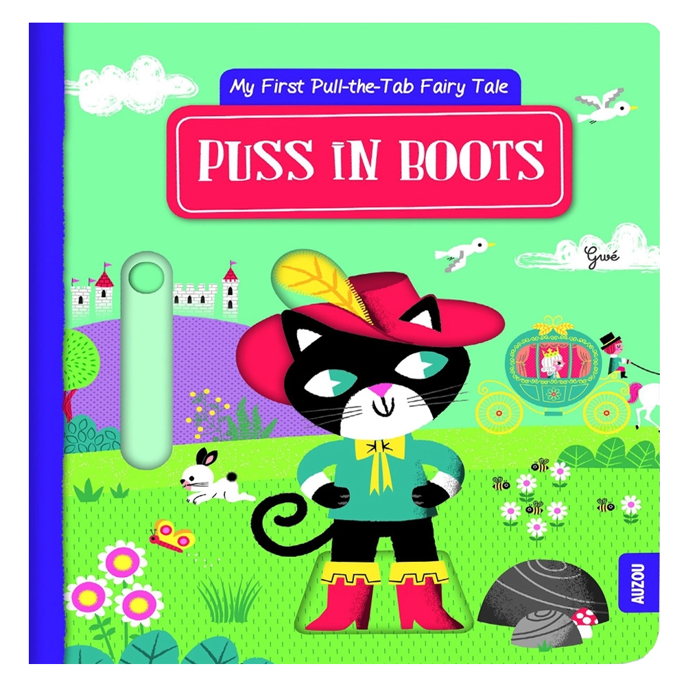 PUSS IN BOOTS MY FIRST PULL THE TAB FAIRY TALES Çocuk Kitapları Uzmanı - Children's Books Expert