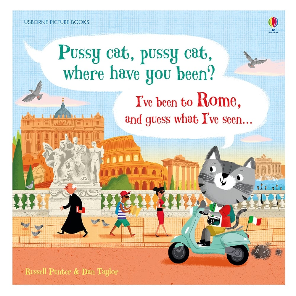 PUSSY CAT, WHERE HAVE YOU BEEN? I'VE BEEN TO ROME, AND GUESS WHAT I'VE SEEN #yenigelenler Çocuk Kitapları Uzmanı - Children's Books Expert