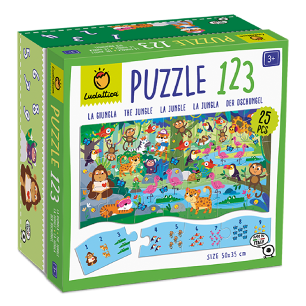 Puzzle 123 - Orman Çocuk Kitapları Uzmanı - Children's Books Expert