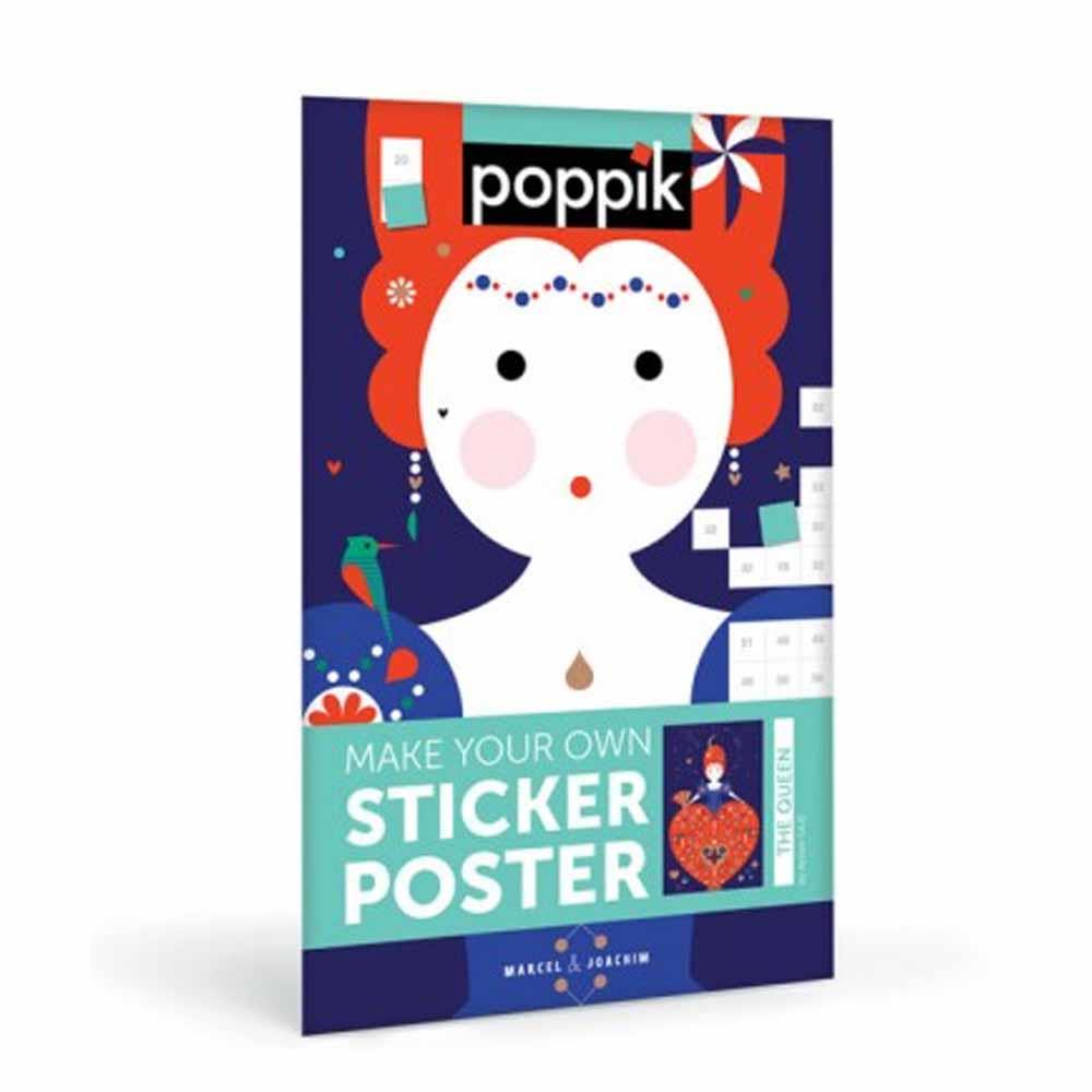 Queen of Heart - Make Your Own Sticker Poster Çocuk Kitapları Uzmanı - Children's Books Expert