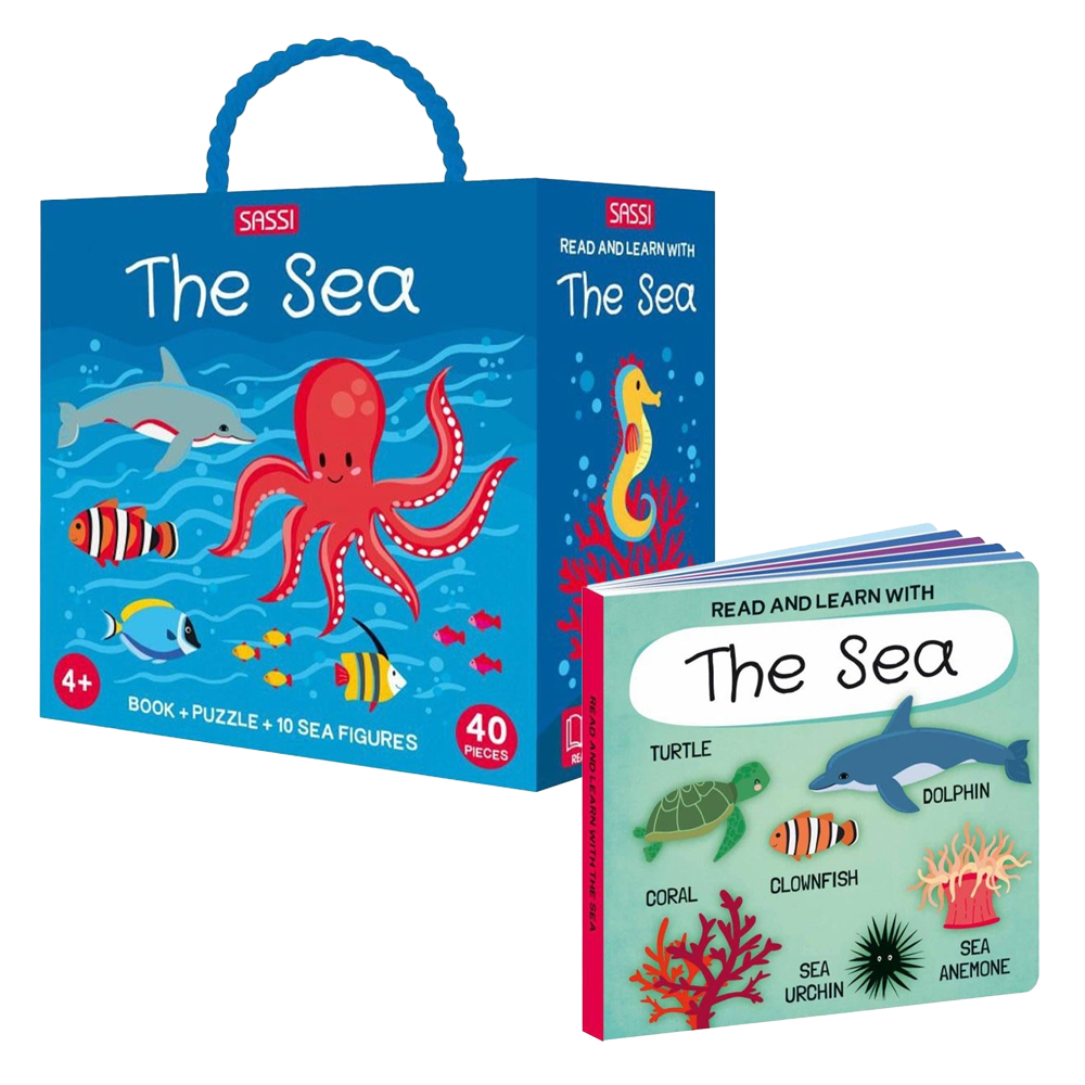 Read and Learn With the  Sea - Book and Puzzle Çocuk Kitapları Uzmanı - Children's Books Expert