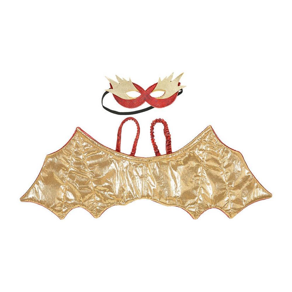 Red dragon wings + mask (1 set) Çocuk Kitapları Uzmanı - Children's Books Expert