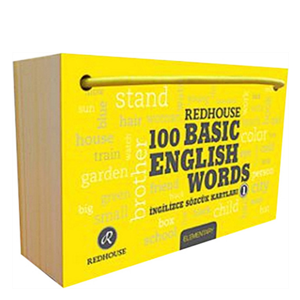 REDHOUSE 100 BASİC ENGLISH WORDS 1 Çocuk Kitapları Uzmanı - Children's Books Expert